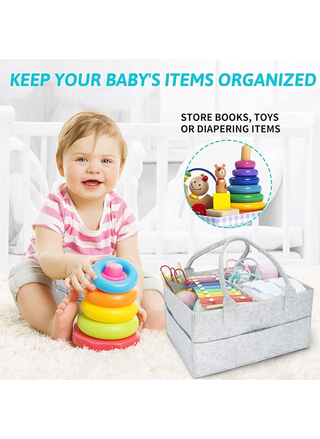 SKY-TOUCH - Baby Diaper Caddy Organizer Tote Bag - Image 1