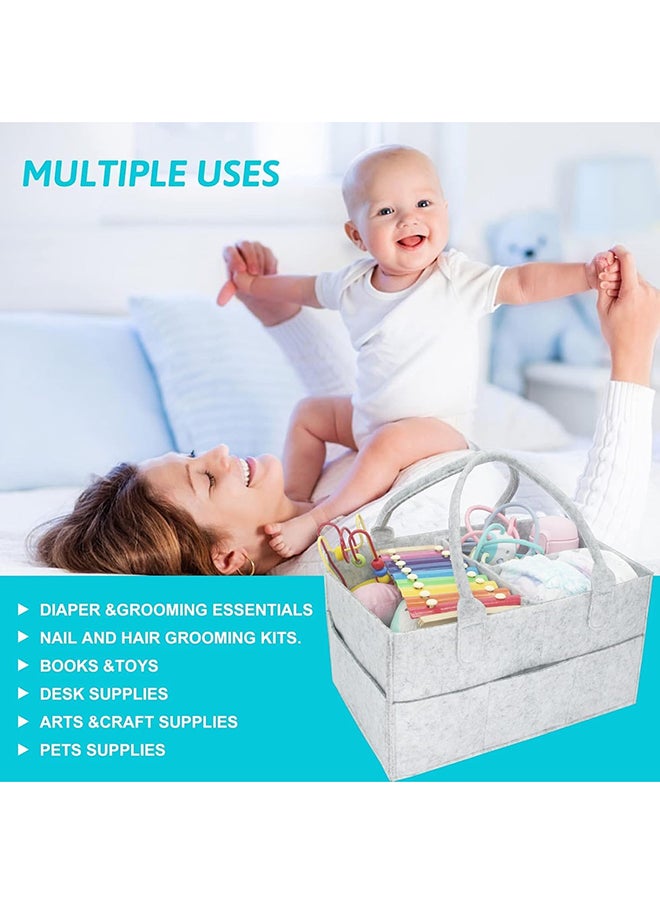 SKY-TOUCH - Baby Diaper Caddy Organizer Tote Bag - Image 1