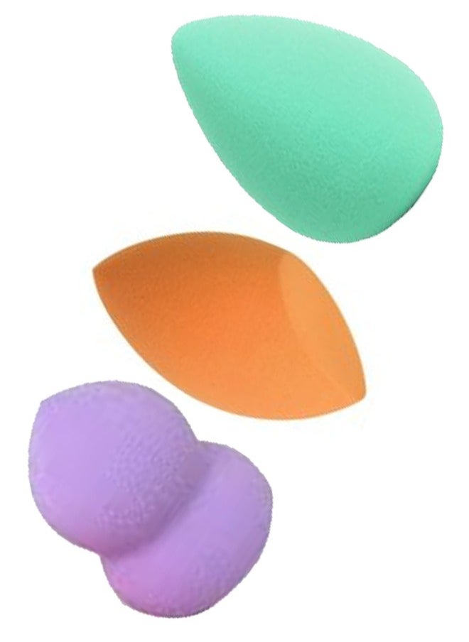BonJour - Various Shape Foundation Sponge 3 Piece  Multicolour - Image 1