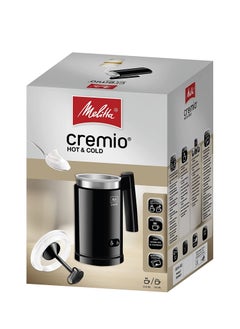 Melitta CREMIO Premium Milk Frother, For Cold & Warm Milk Coffee, Electric Milk Steamer, Soft Foam Maker, Black  - Image 5