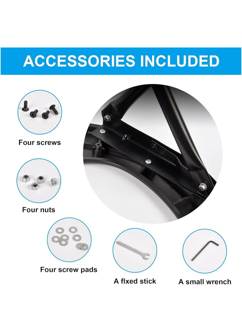 Oasisgalore - Portable Folds Camping Toilet Seat, Convenient for Camping, Travel & Emergency - Image 1