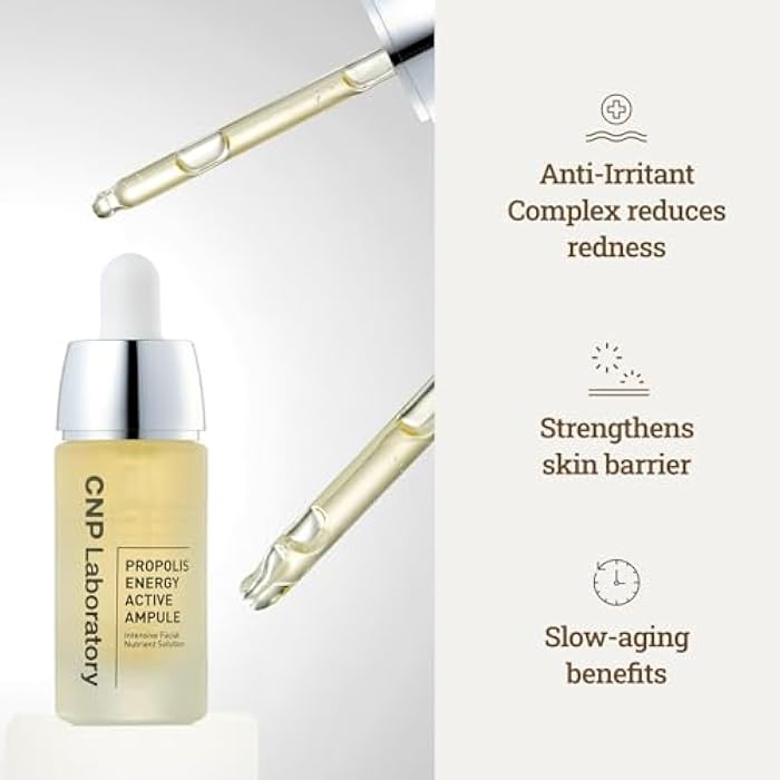 CNP Honey Glow Serum - Hyaluronic Acid & Propolis for Hydrating, Anti-Aging, Centella Soothing Serum, for Sensitive Skin, Korean Skin Care (1.18 fl. oz) - Image 4