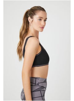 FOREVER 21 Scoop-Neck Sports Bra  - Image 1
