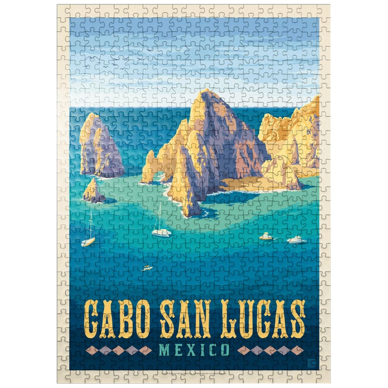 MyPuzzle.com MyPuzzle Cabo San Lucas Mexico El Arco Rock Formations and Turquoise Sea Premium 500 Piece Jigsaw Puzzle for Adults - Image 3