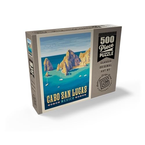 MyPuzzle.com MyPuzzle Cabo San Lucas Mexico El Arco Rock Formations and Turquoise Sea Premium 500 Piece Jigsaw Puzzle for Adults - Image 5