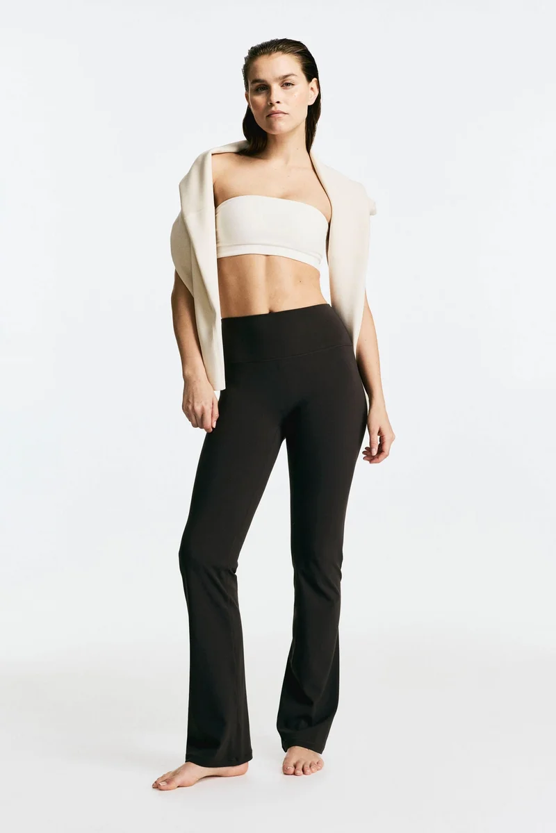 H&M Flared yoga leggings with SoftMove™ Lycra®