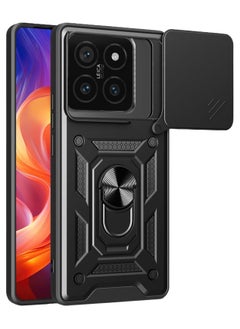 Generic Shield Full Protection Case With Metal Ring &Slide Camera Cover For xiaomi 14t  - Image 1