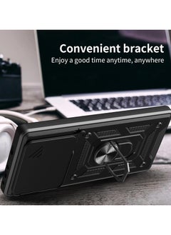 Generic Shield Full Protection Case With Metal Ring &Slide Camera Cover For xiaomi 14t  - Image 3