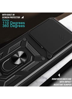 Generic Shield Full Protection Case With Metal Ring &Slide Camera Cover For xiaomi 14t  - Image 5