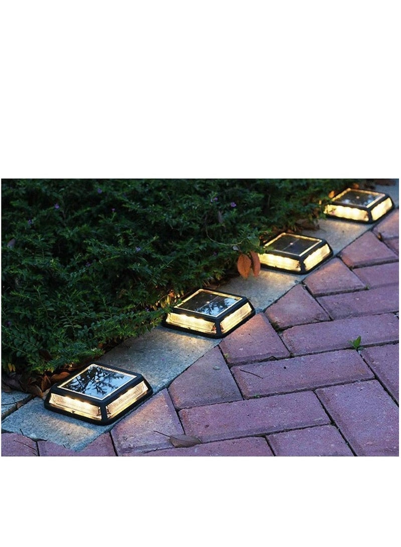 Generic Solar Metal Deck Lights Buried Lamp Square Solar Ground Light  - pack of 4 - Image 4