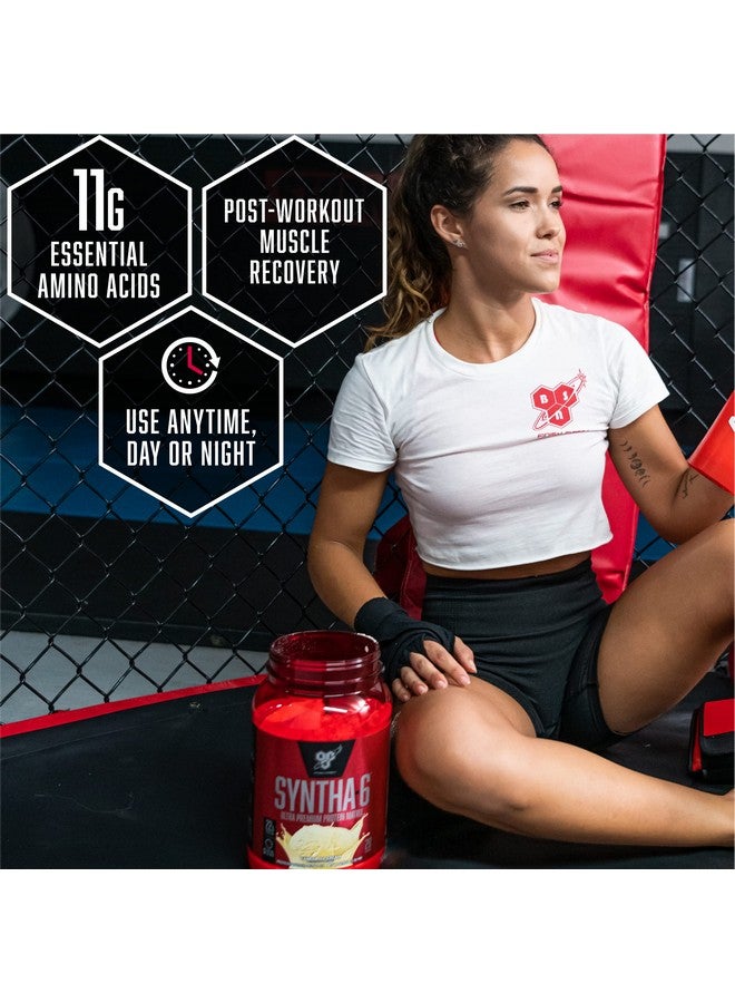 BSN SYNTHA-6 Edge Protein Powder, Vanilla Protein Powder with Hydrolyzed Whey, Micellar Casein, Milk Protein Isolate, Low Sugar, 24g Protein, Vanilla Milkshake, 28 Servings - Image 5