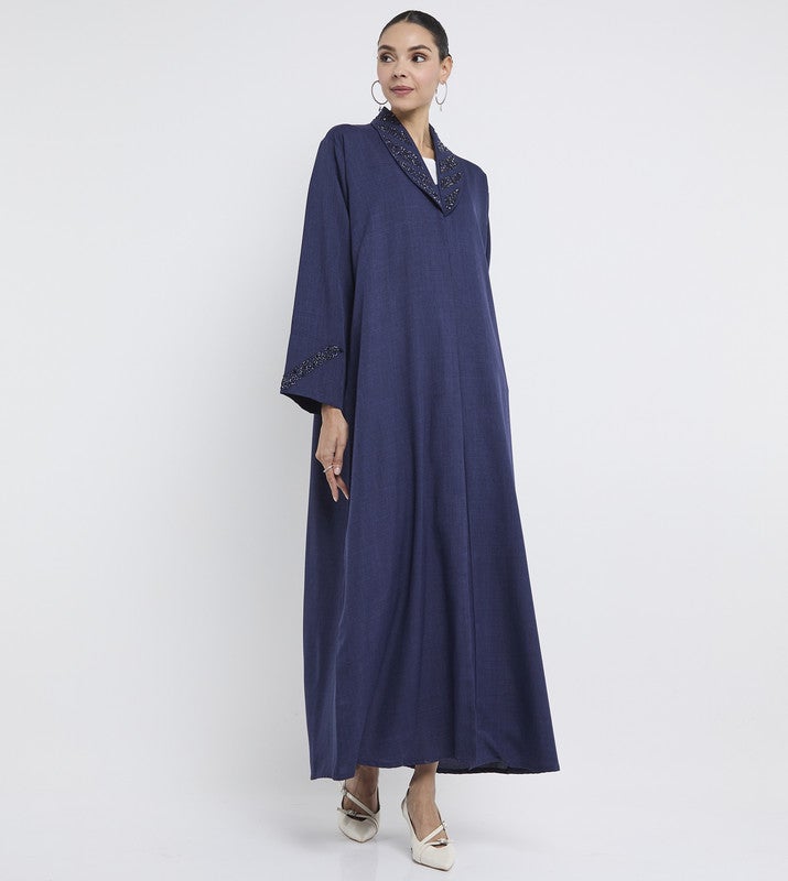 ROZA Stylish Hand Work Abaya - Image 3