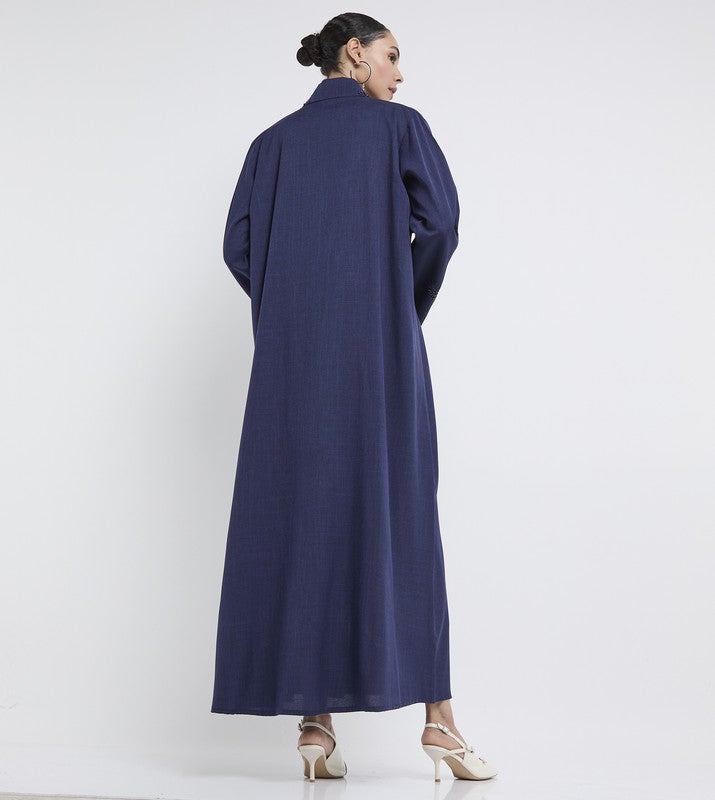 ROZA Stylish Hand Work Abaya - Image 4