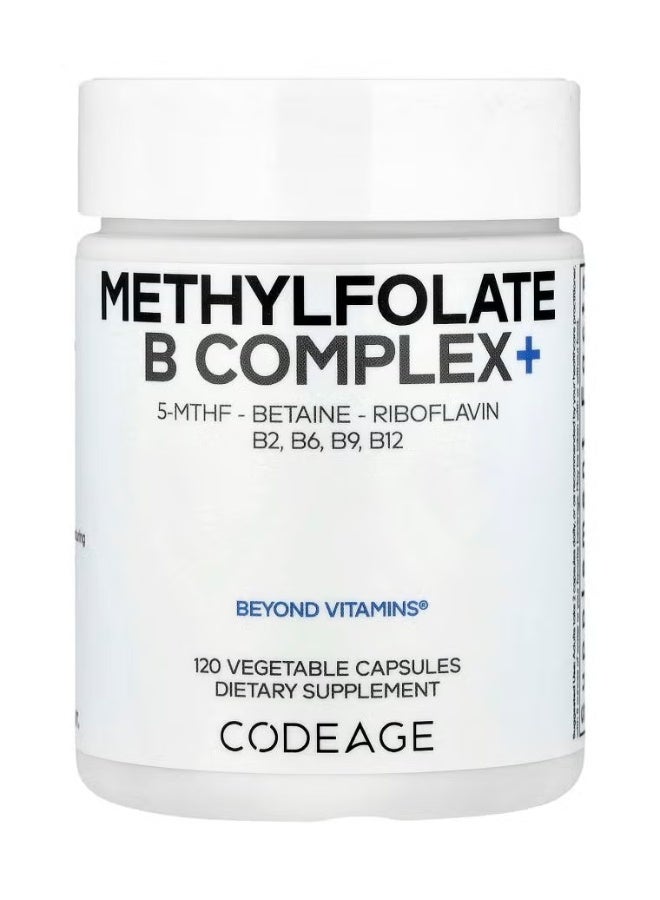 Codeage Methylfolate B Complex+ 120 Vegetable Capsules - Image 2