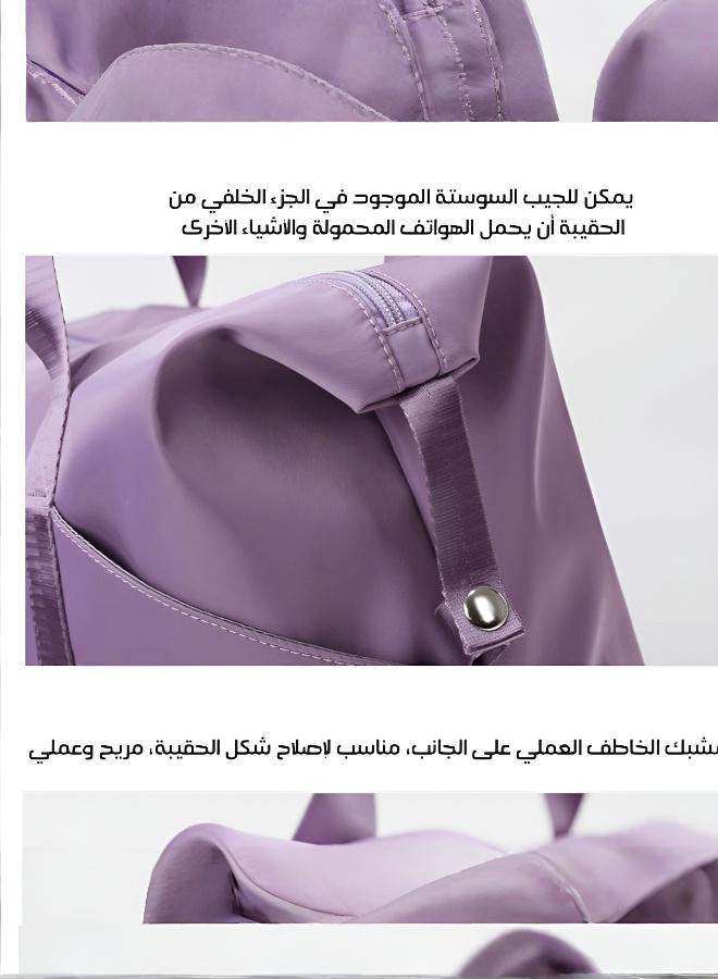 Stylish short-distance tote bags, travel bags, travel pouches, large-capacity storage bags, shoulder bags, women's sports yoga bags, gym bags - Image 3