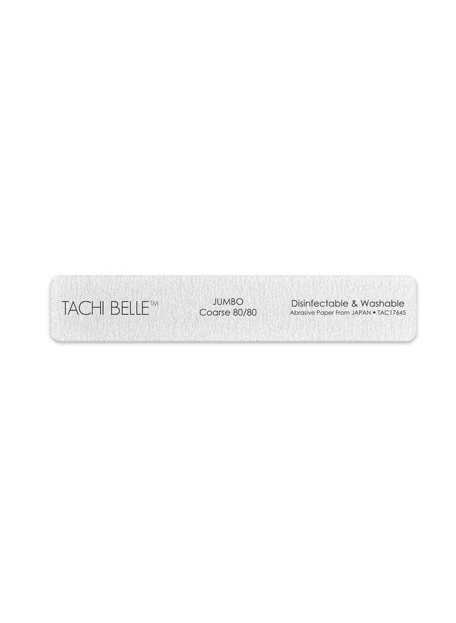 Tachibelle 10 Pcs Premium Japan Abrasive Jumbo File Washable Zebra File Nail Art Sanding Nail Files (10Pc 8080)  - Image 3