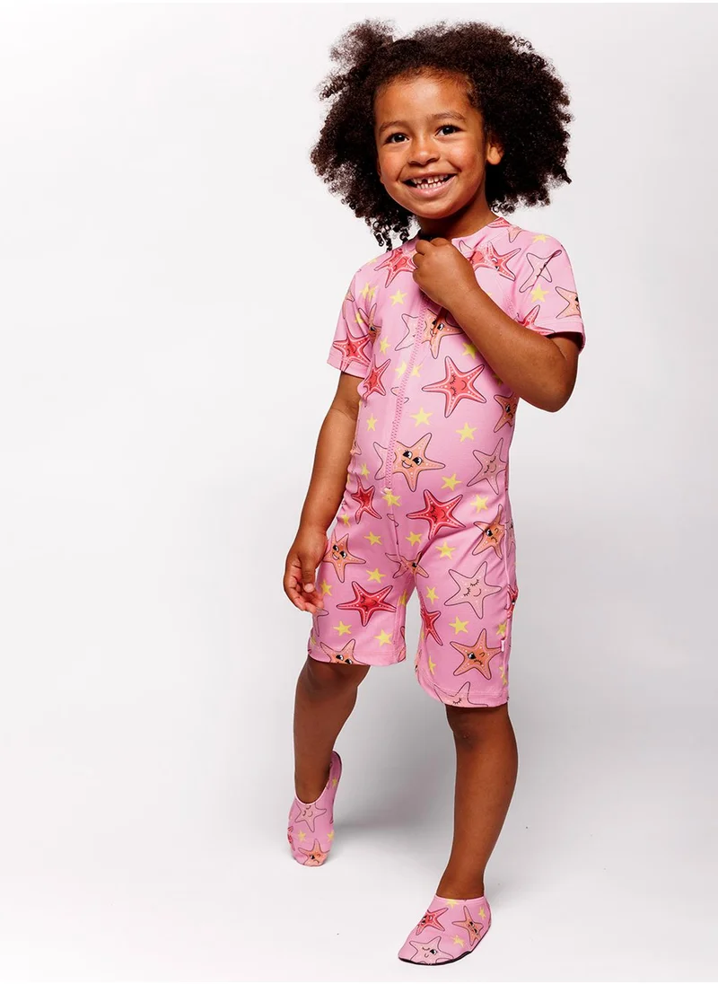 Småfolk UV50 bathing shoes for children with starfish