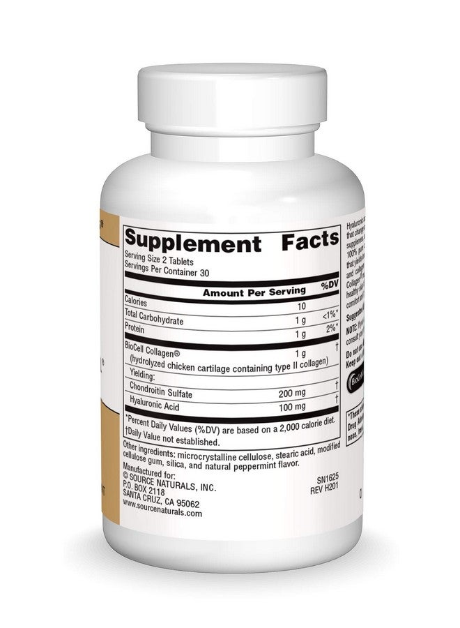 Source Naturals Skin Eternal Hyaluronic Acid 50Mg 60 Tablets - Image 4