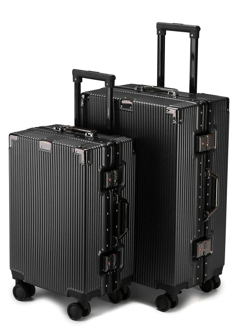 Stargold PC Hard Side Zipperless Luggage Set of 2 PCS TSA Lockable Travel Suitcase 20,24 Inches  - Image 1