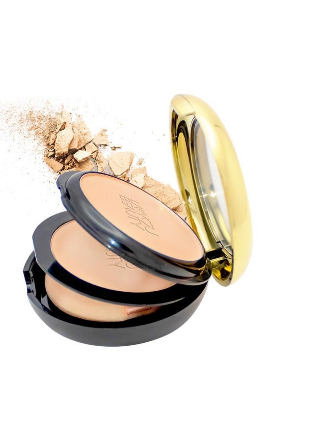 LAKYOU BEAUTY 2In1 Bb Compact Powder | Primer + Matte Powder Foundation | Same Shade With Matte And Shimmery Effect | Long Lasting And Waterproof Formula | Shade-03(Natural Beige) | 30G  - Image 1