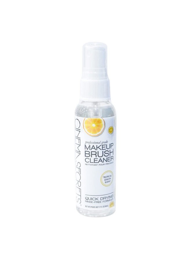 Cinema Secrets Cinema Secrets Professional Makeup Brush Cleaner Spray, 2 fl oz, Lemon  - Image 1