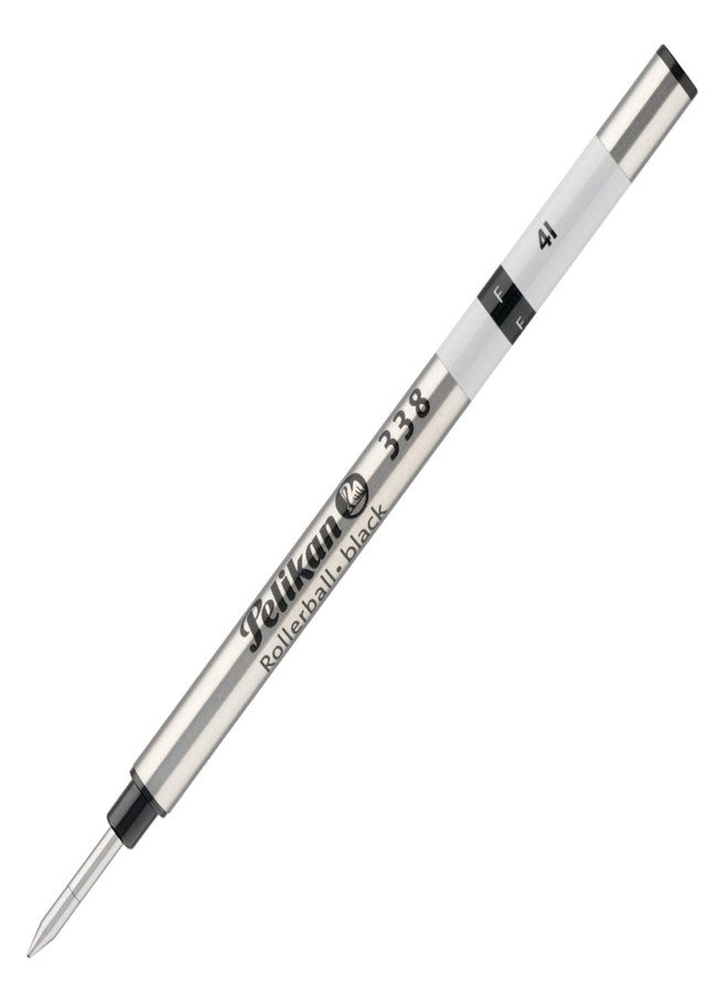 عبوة حبر جاف Pelikan 338، لأقلام Pelikan Souveran و Celebry ذات رأس كروي، رأس رفيع، حبر أسود، عبوة واحدة (908483)