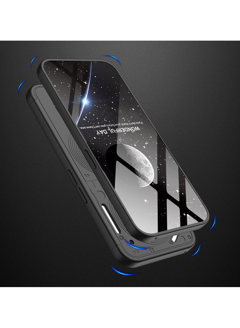 For Nothing Phone 2a Case, 360 Degree Full Body Hard Plastic Material Protective Back Cover, Detachable Split Slim Fit Shockproof Casing, Anti-Scratch Bumper Mobile Case - Image 5