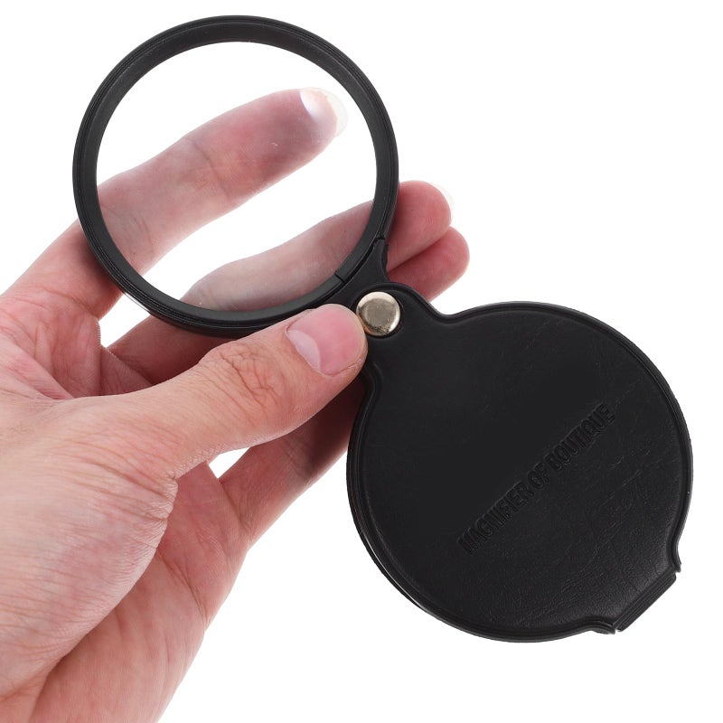 Foldable Magnifying Glass 10x with 60mm Lens Lighted Portable for Reading Jewelry Repair - Image 5