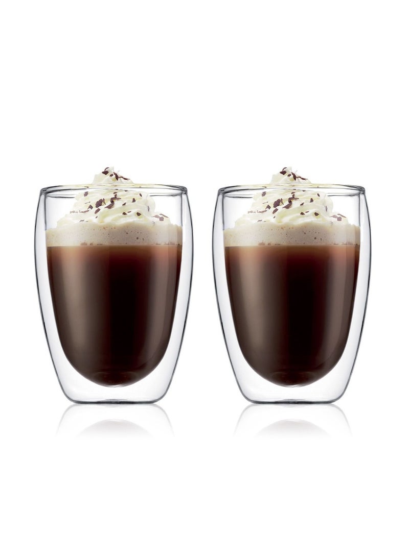 bodum Pavina Double Wall Thermo Glass - 12oz, 2pcs set - Image 1