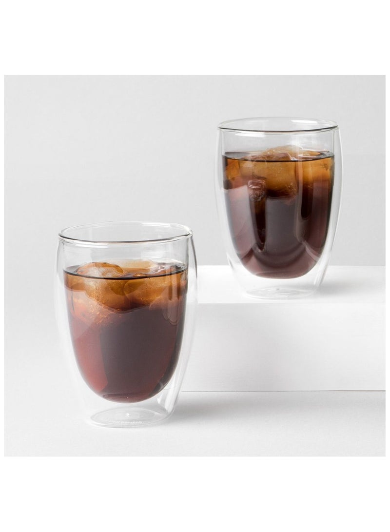 bodum Pavina Double Wall Thermo Glass - 12oz, 2pcs set - Image 4