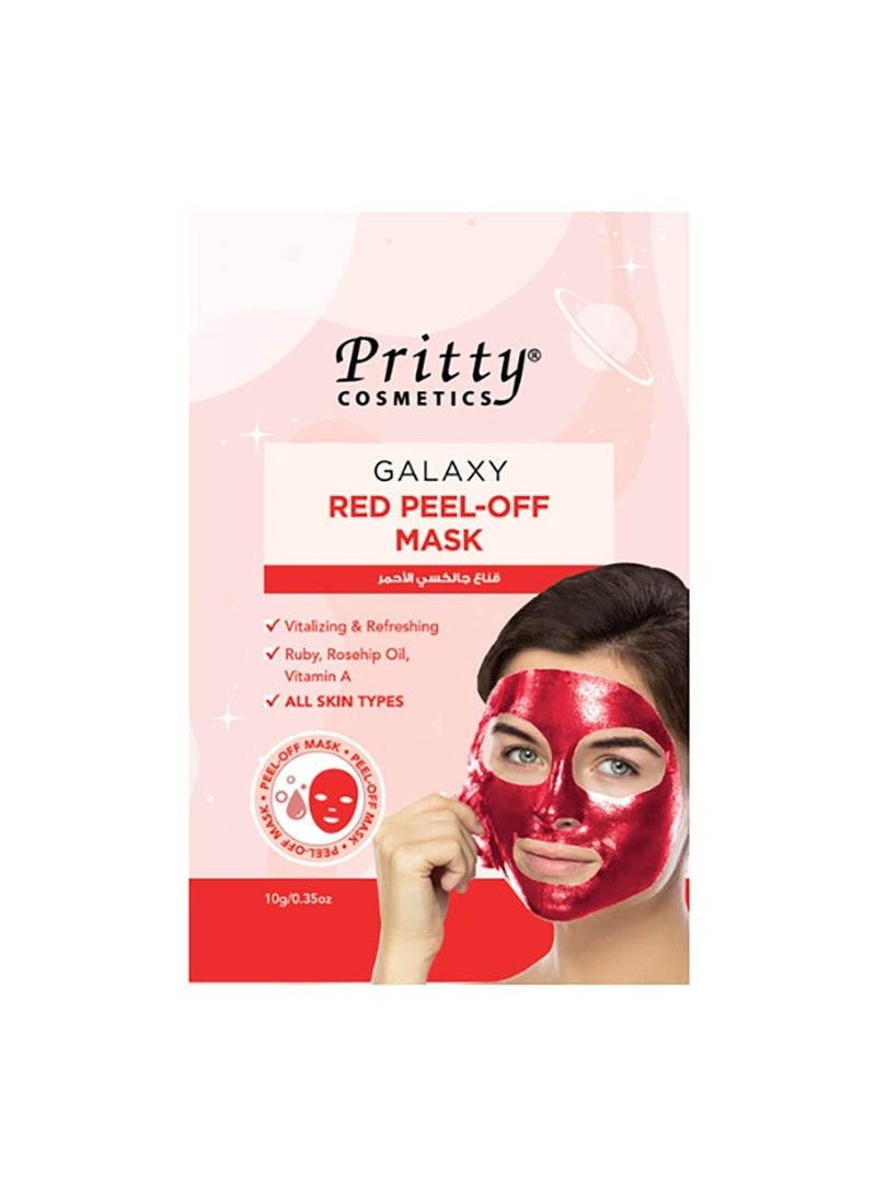 Galaxy Peel Off Mask Red 10g
