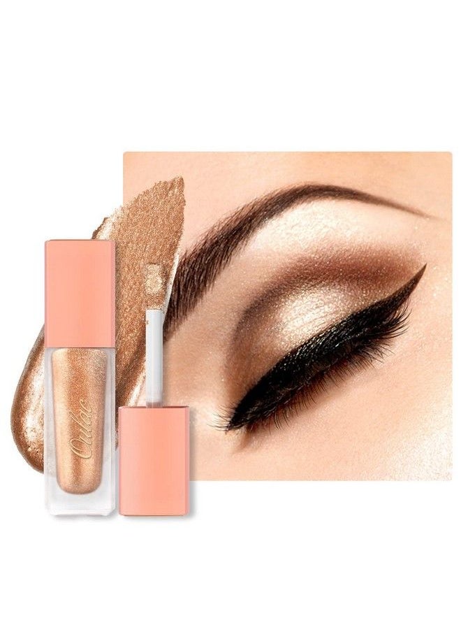 Oulac Golden Liquid Glitter Eyeshadow HighPigmented for Women With Blendable Moisturizing Formula Liquid Eyeliner Shimmer Eye Makeup Easy to Remove Vegan & CrueltyFree019 ozJupiter (09)  - Image 2