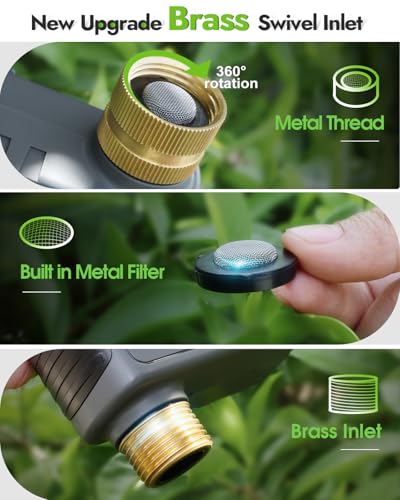 Insoma WiFi Hose Timer Brass Inlet Outlet VoiceApp Control Sprinkler Timers with Rain DelayManualAuto Mode Smart Water Timer for GardenLawnYard Work with Alexa Google Home Energy Saving - Image 3