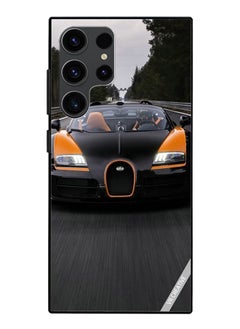 Protective Case Cover For Samsung Galaxy S24 Ultra Bugatti Chiron Design Multicolour