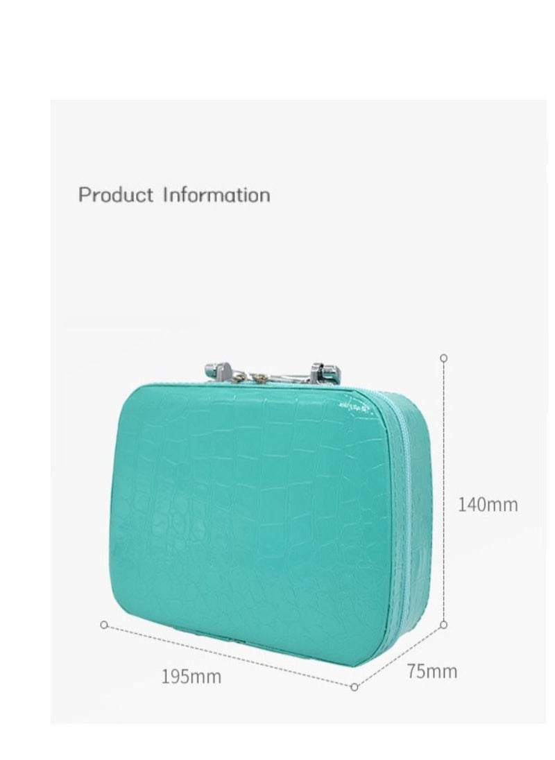 Y&D Makeup Bag Travel Makeup Bag Blue Children's Diy Material Multi-Function Handbag New Year’S Gift Children's Day Gift  - Image 2