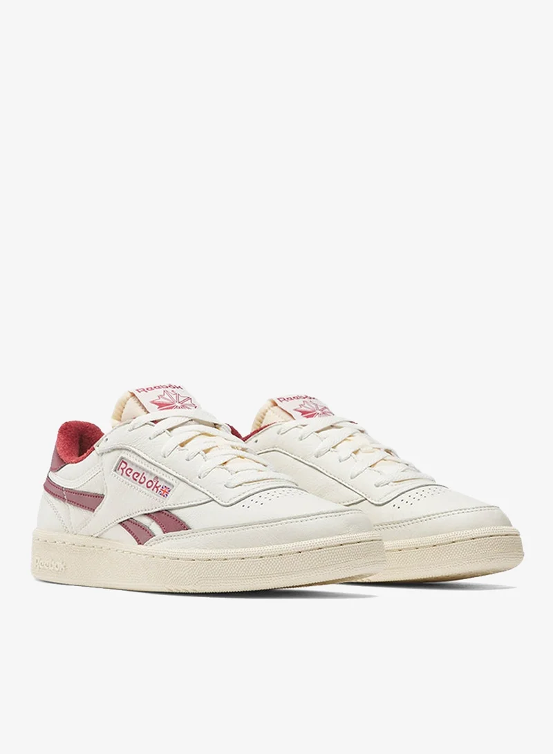 Reebok Vintagechalk/Paperwhite/Classicburgundry Reebok Club C Revenge Vintage Unisex Shoes  | Best Price UAE