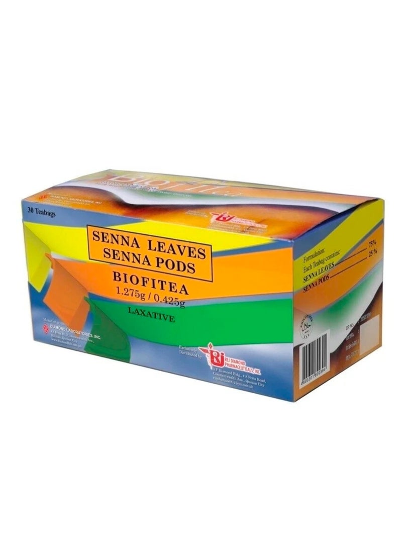 SENNA LEAVES SENNA PODS BIOFITEA 1.275g / 0.425g (LAXATIVE) - Image 2