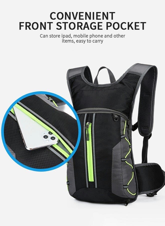 GROIC Hydration Pack Backpack, Water Backpack with 2L Bladder , Backpack Hydration Bag 2 In 1 for Hiking, Cycling, Running, Rock Climbing and Outdoor Activities Ultra-Light Helmet Bag  - Image 2