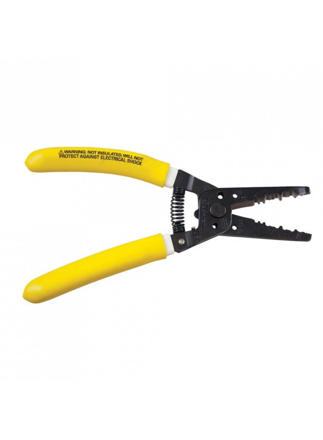 Klein Tools Klein Tools K1412 Wire Cutter / Wire Stripper, Dual NM Cable Stripper / Cutter Cuts Solid Copper Wire, Strips 12 and 14 AWG Solid Wire,Yellow/White  - Image 2