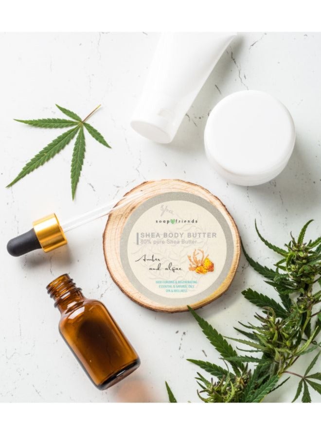 الصابون والأصدقاء مرطب العنبر بالطحالب بنسبة 80% بزبدة الشيا وزيت الأفوكادو من سوب اند فريندز - 200 مل - Image 5