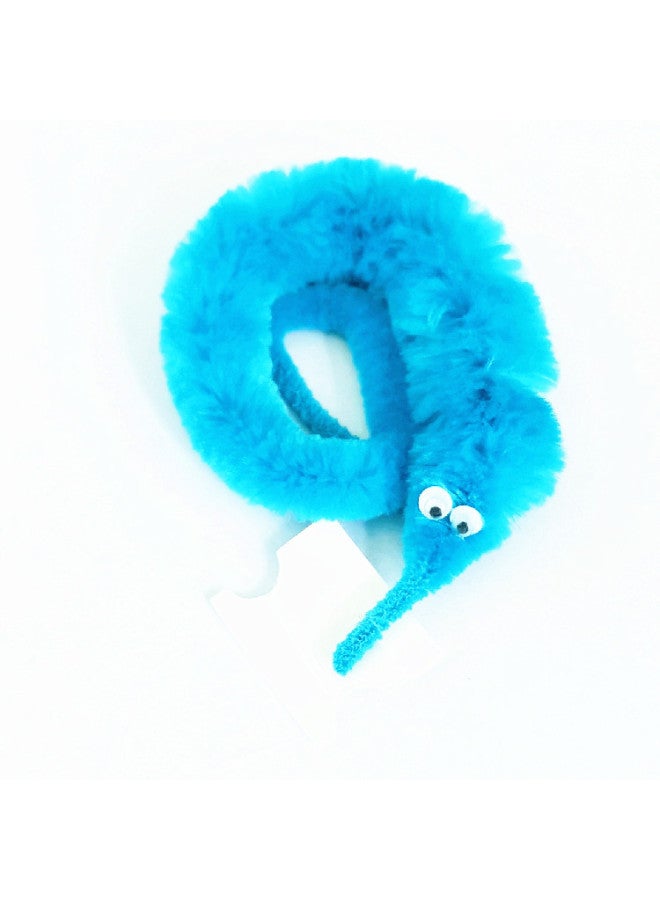 Magic Worm Twisty Toy Prank Props Caterpillar Mermaid Magic Tricks Novelty Toys Funny Pranks Gag Gifts-Color:Blue  - Image 5