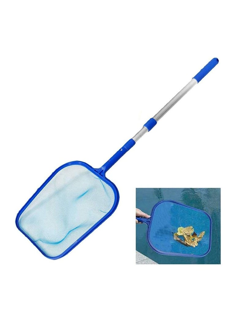 Excefore wimming Pool Deep Leaf Net Pools Spas Skimmer Hot Tub With Telescopic pole, Fine Mesh Net, Sturdy Frame, Strong Grip Handle, Pole Swimming Pool Net For Garden Pond, Fountain, Hot Tub And Spa - Image 1