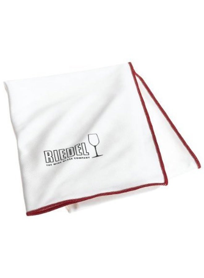 Riedel White Crystal Microfiber Cleaning Cloth Wipe, Set of 3 - Image 3