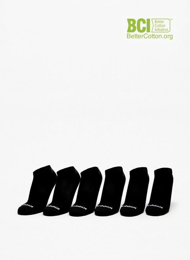 Kappa Logo Detail Ankle Length Sports Socks - Set of 6 - Image 1