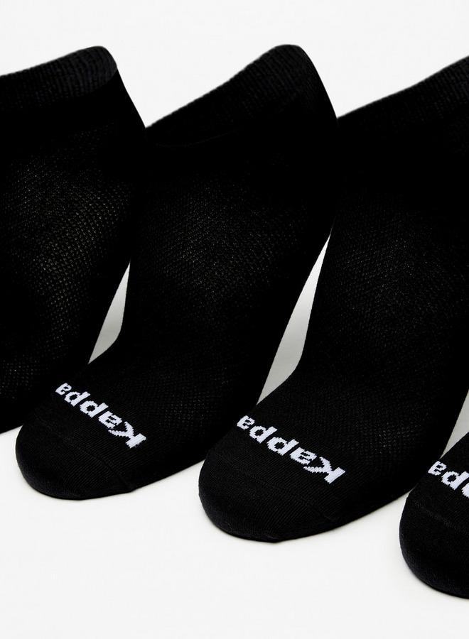 Kappa Logo Detail Ankle Length Sports Socks - Set of 6 - Image 2