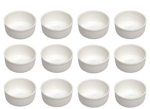 Urmila Plastic® Round Serving Bowl, Acrylic Dinner Lunch Katori/Bowl, Multipurpose Bowls for Serving Curry, Pudding, Ice Cream, Soups, Desserts (White) (12) - Image 5