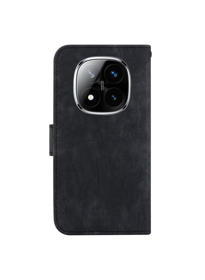 إيروريكس جراب لهاتف Redmi Note 14 Pro / Note 14 Pro+ 5G جراب هاتف من الجلد المنقوش عليه نمر صغير - Image 4