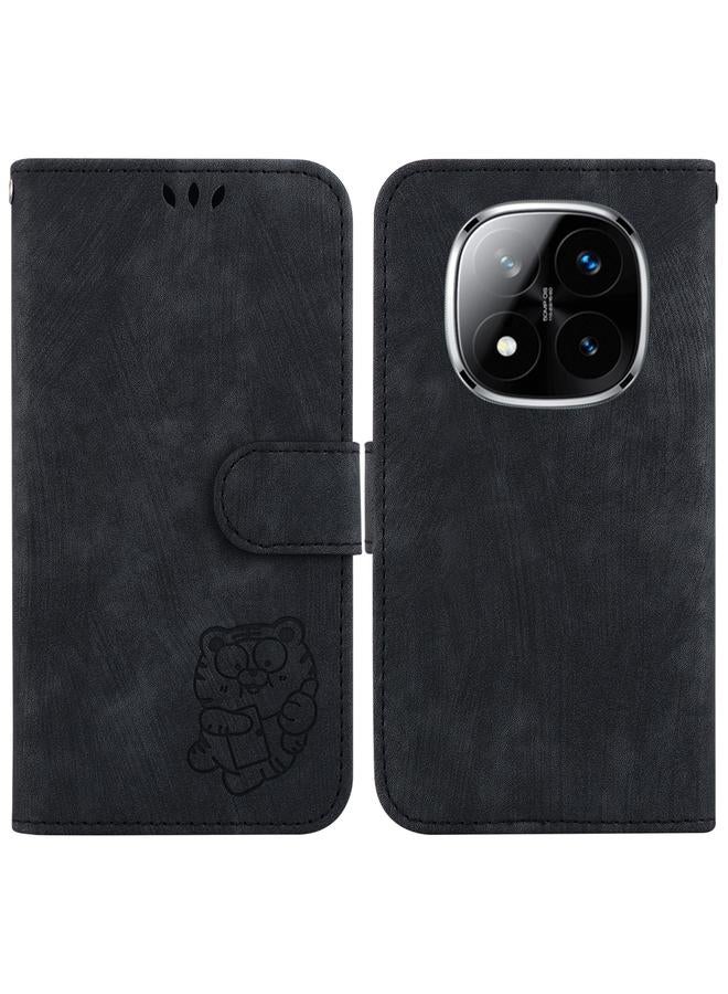 إيروريكس جراب لهاتف Redmi Note 14 Pro / Note 14 Pro+ 5G جراب هاتف من الجلد المنقوش عليه نمر صغير - Image 1