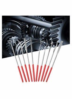 SYOSI 10 PCS Diamond File Set Mini Diamond Needle File, Common Abrasive Special-Shaped Grinding Carving, Multi-Function Manual Tools, for Ceramic Glass Metal Stone Jewelry 3x140mm  - Image 4