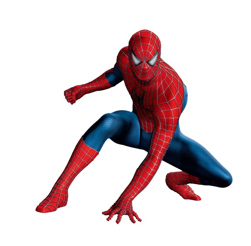 Decals Creation Spider Man 3D Wall Sticker for Living Room Bedroom Kids Room Size 46 Cm X 46 Cm